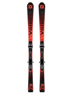 Völkl Racetiger RC Black Skis 179 cm with Marker vMotion 12 GripWalk Bindings