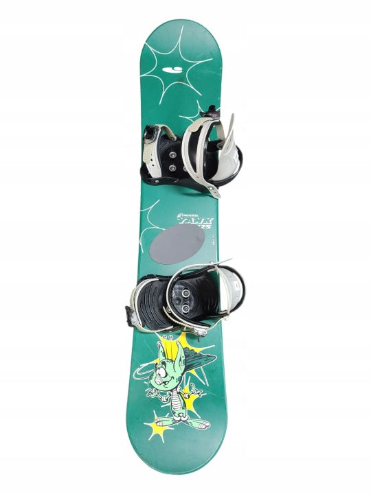Crazy Creek 125 cm Snowboard with S/M Bindings