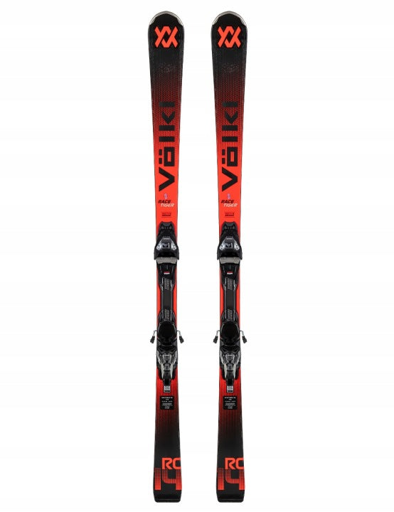 Völkl Racetiger RC Black Skis 172 cm with Marker vMotion 12 GripWalk Bindings