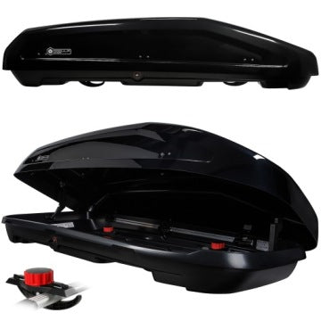 Modula Evo 550 L Black Roof Box, 206 x 90 x 47 cm